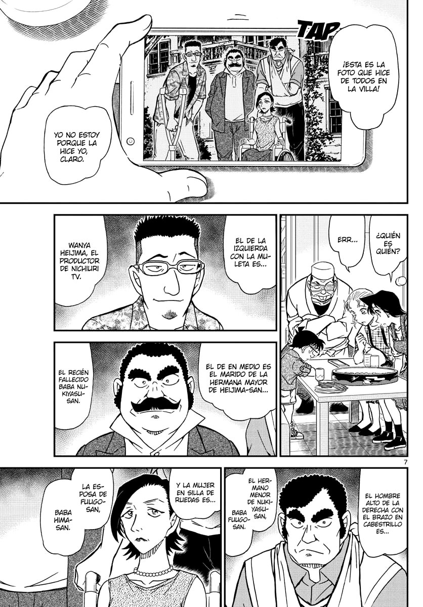 Detective Conan Capitulo 1056: Asesinato a puerta cerrada en el ático página 7