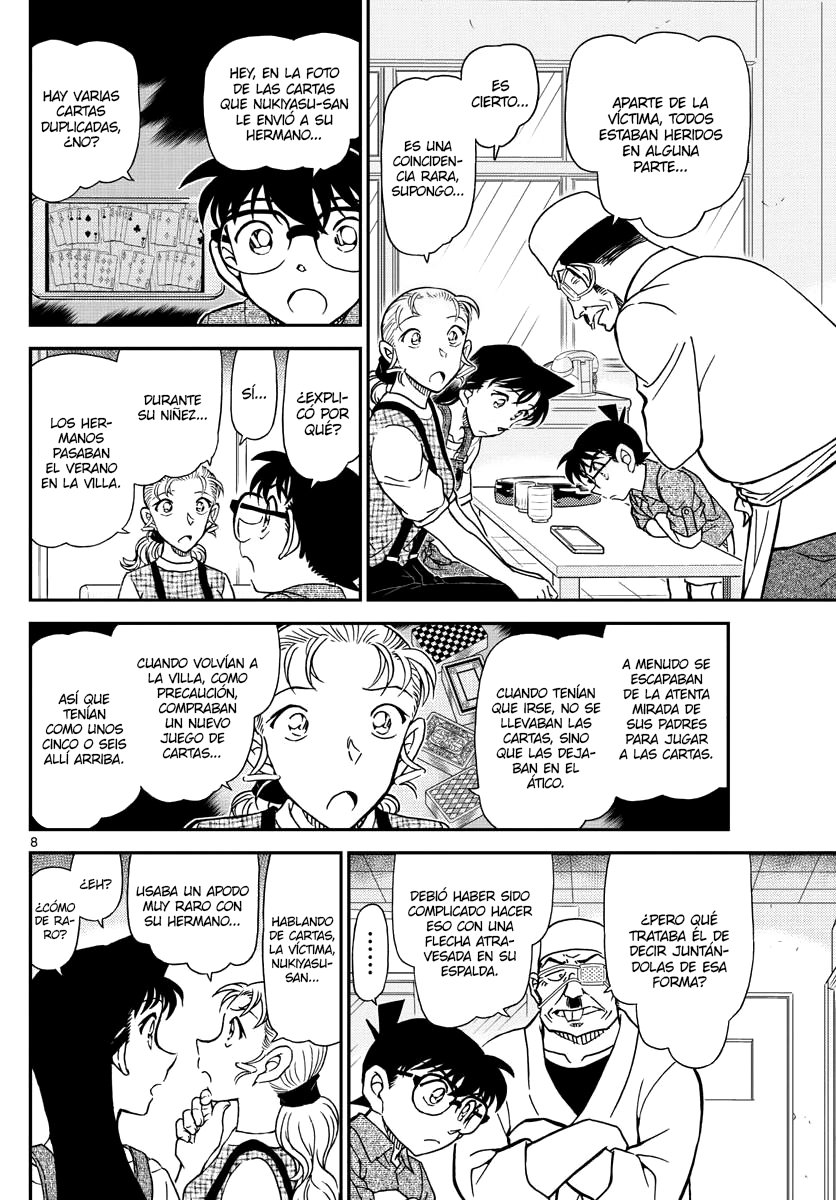Detective Conan Capitulo 1056: Asesinato a puerta cerrada en el ático página 8
