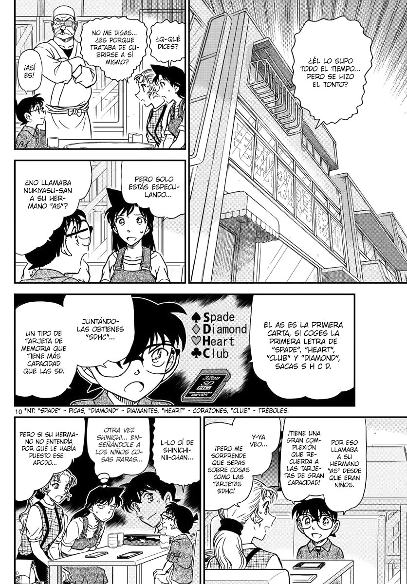 Detective Conan Capitulo 1057: La razón tras el código página 10