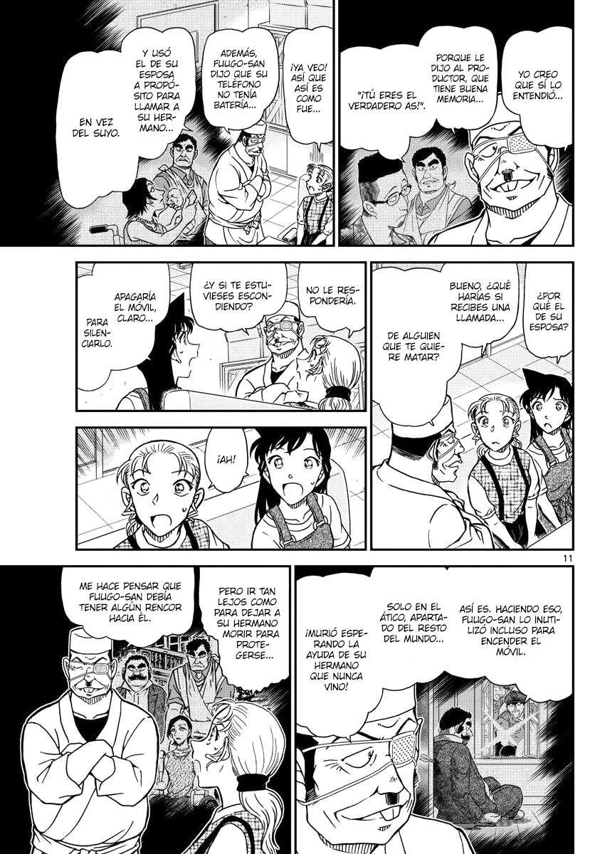 Detective Conan Capitulo 1057: La razón tras el código página 11
