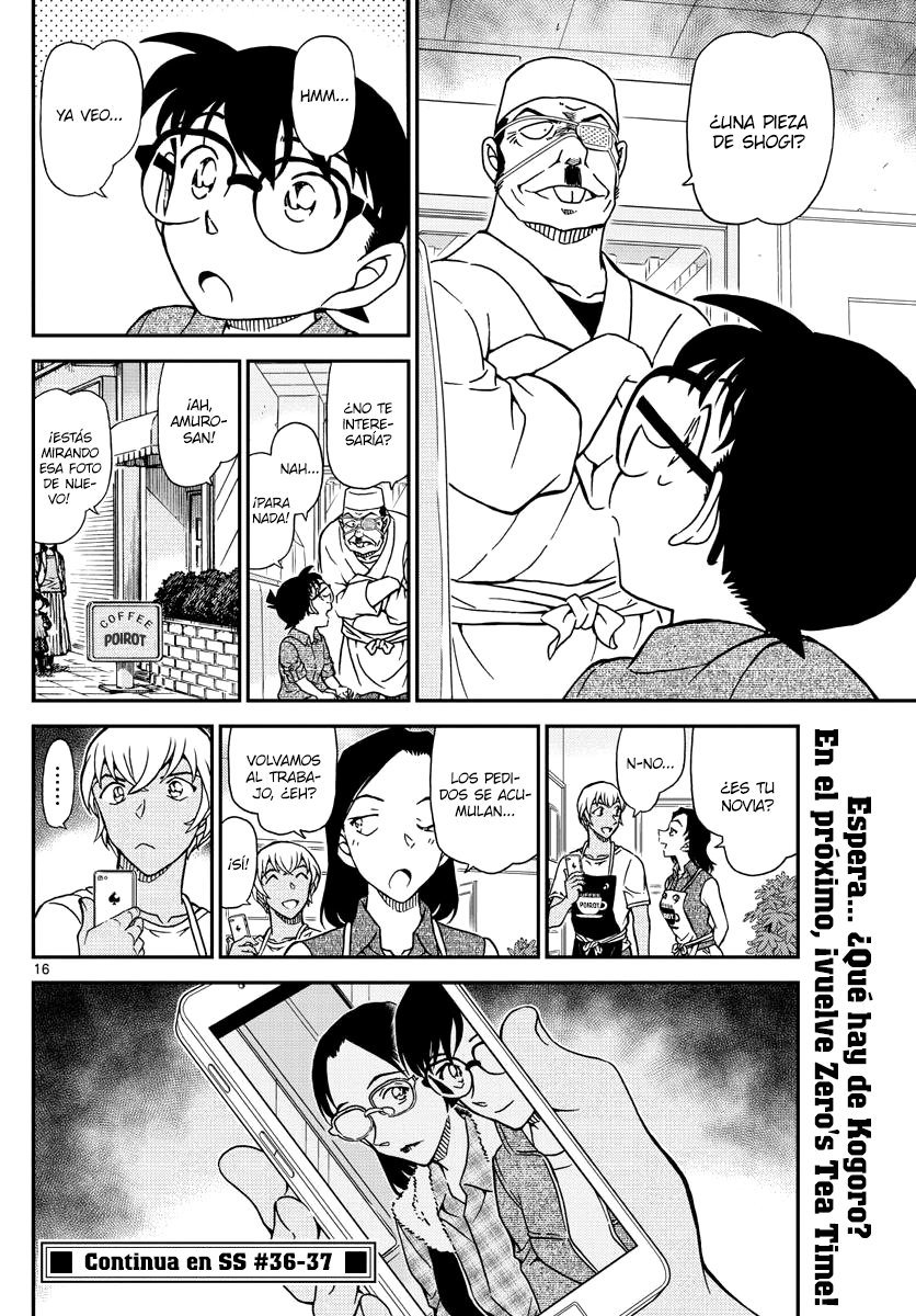 Detective Conan Capitulo 1057: La razón tras el código página 16