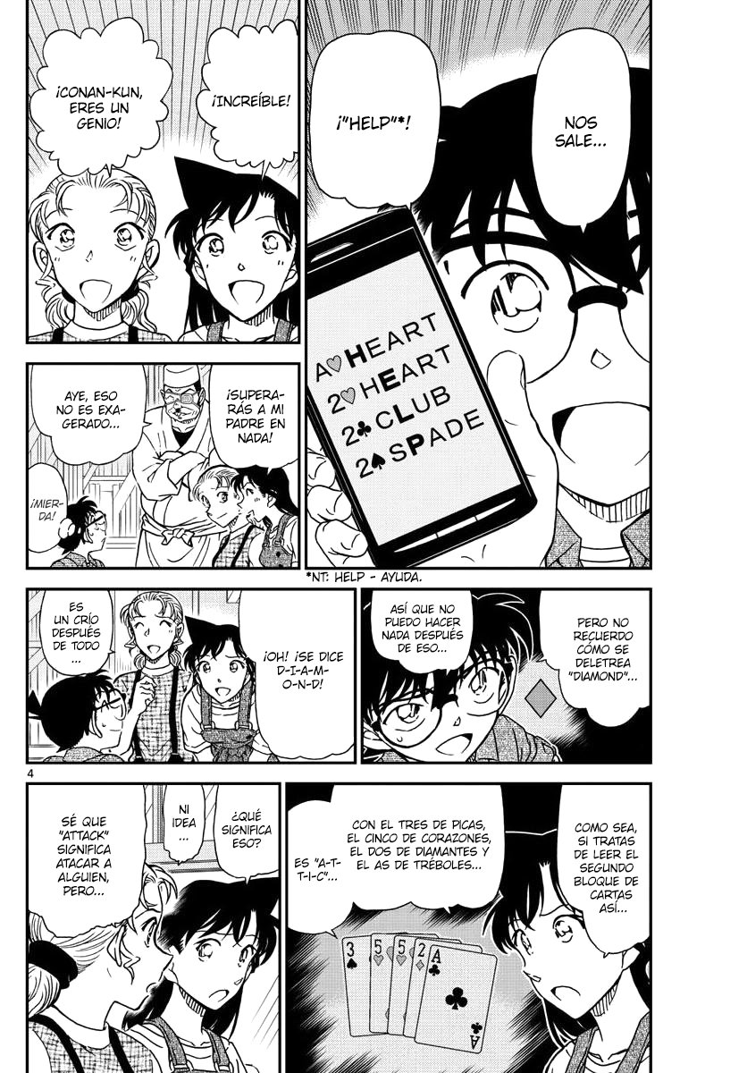 Detective Conan Capitulo 1057: La razón tras el código página 4