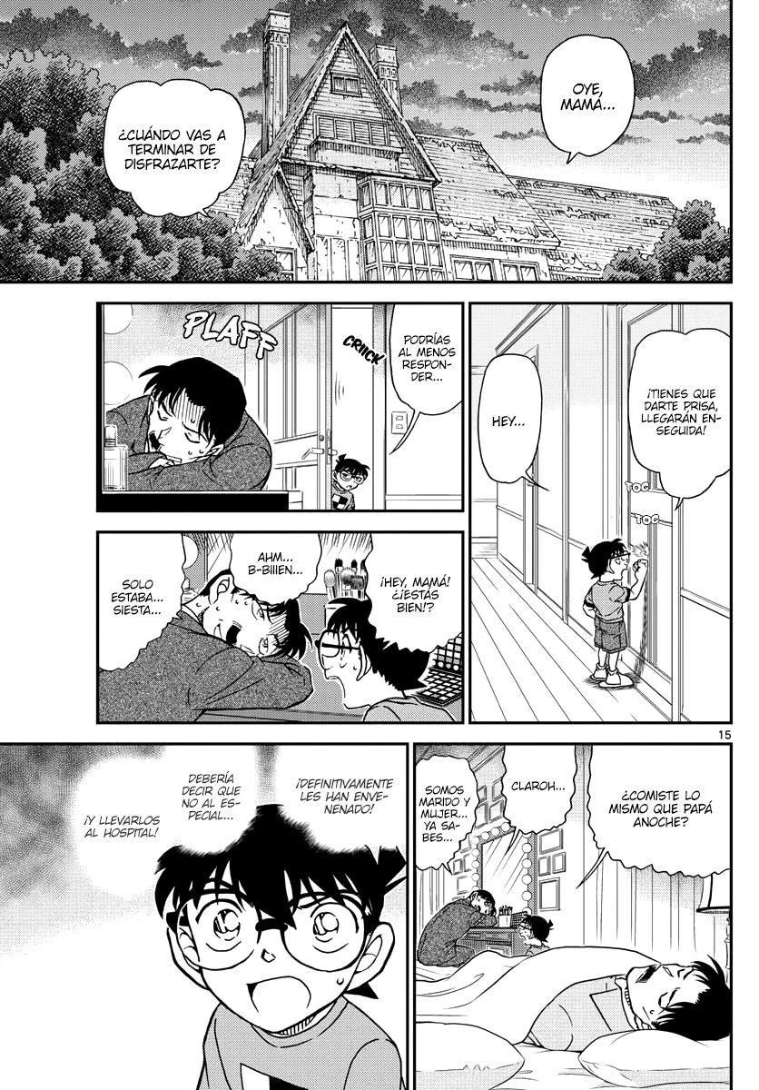 Detective Conan Capitulo 1058: ¿¡Un show de deducción en televisión!? página 15