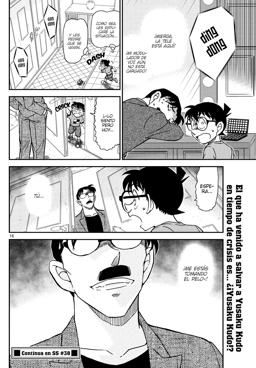 Detective Conan Capitulo 1058: ¿¡Un show de deducción en televisión!? página 16