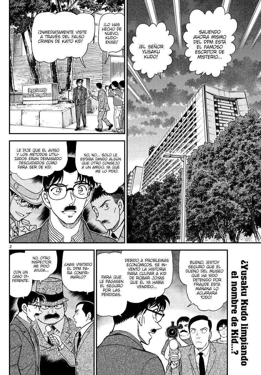 Detective Conan Capitulo 1058: ¿¡Un show de deducción en televisión!? página 2