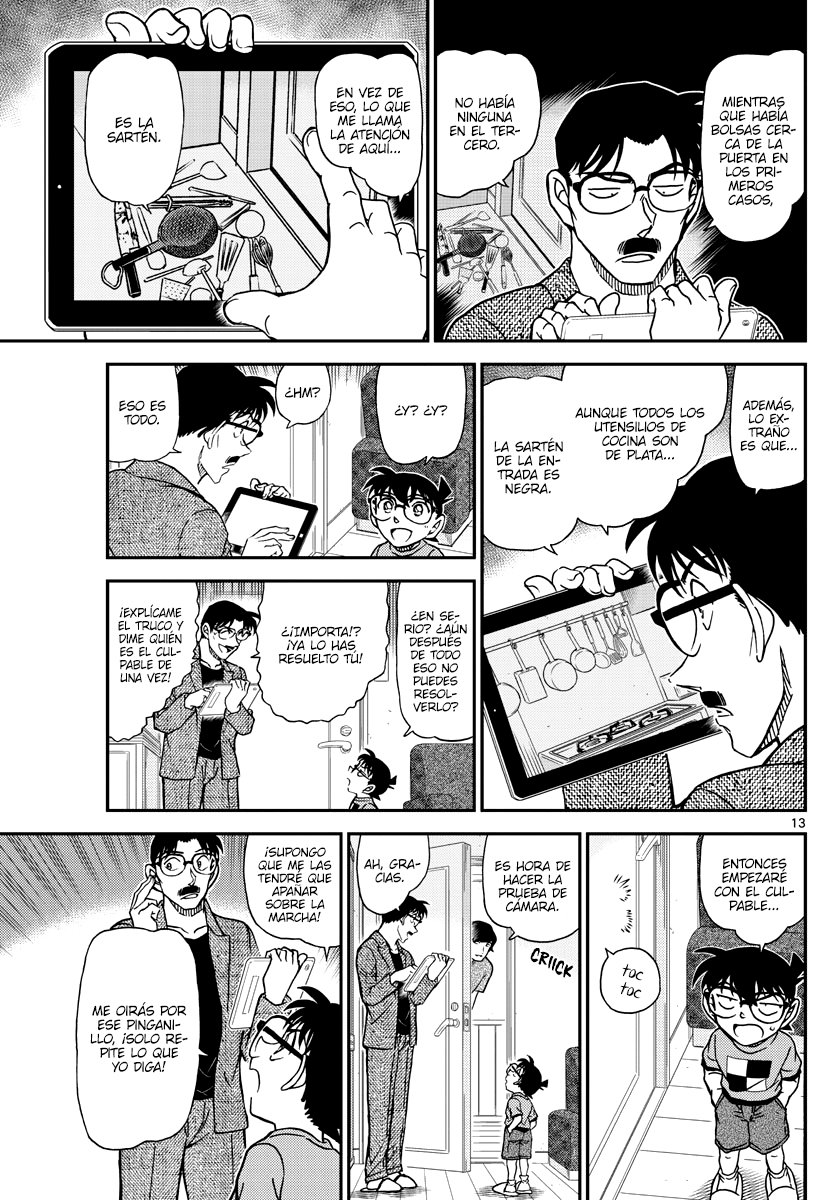 Detective Conan Capitulo 1059: Instrucciones antes del show página 13