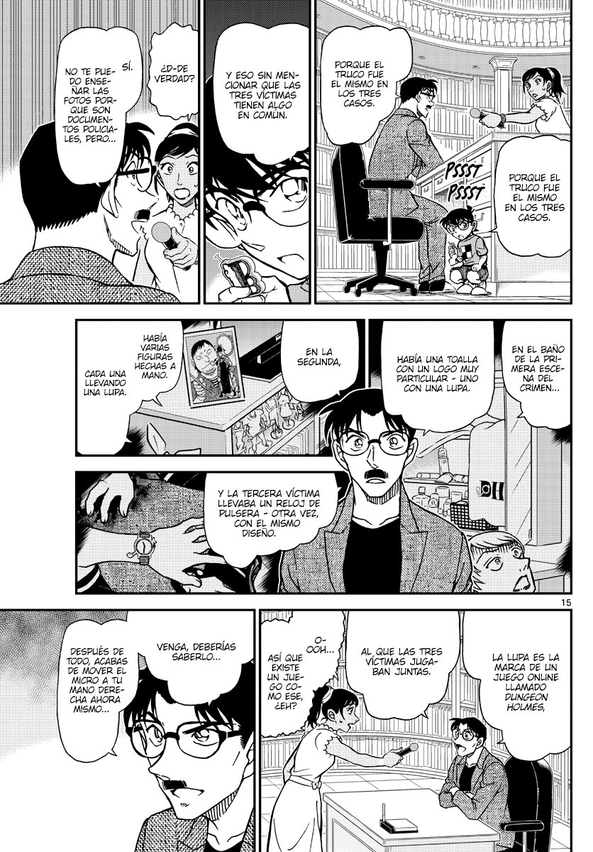Detective Conan Capitulo 1059: Instrucciones antes del show página 15