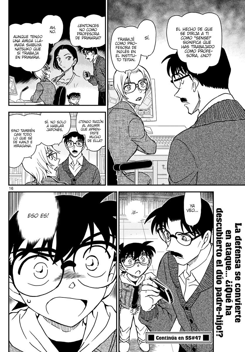 Detective Conan Capitulo 1062: La trampa en la esquina página 16