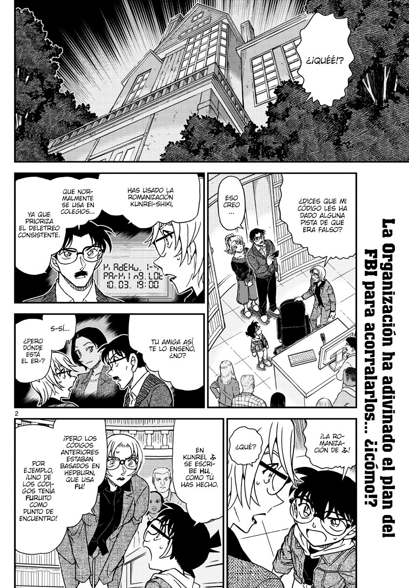 Detective Conan Capitulo 1063: Persecución dramática en la oscuridad de la noche página 2