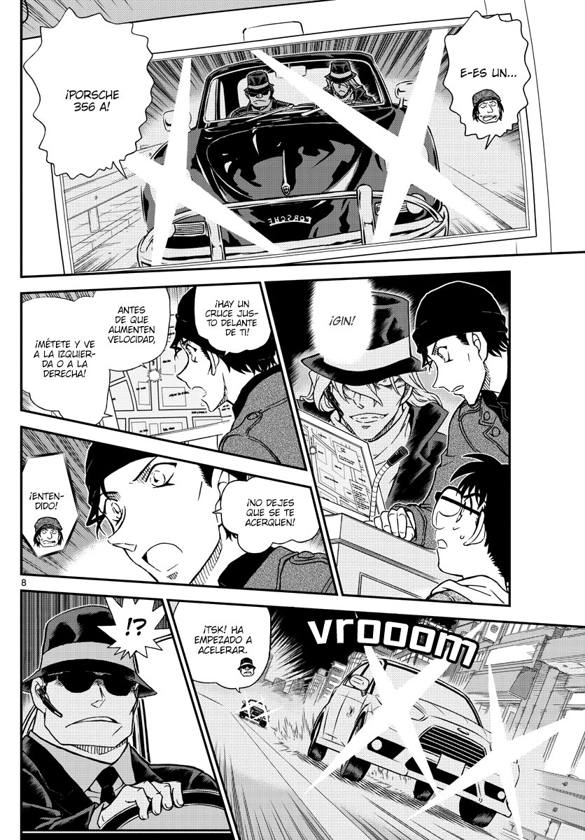Detective Conan Capitulo 1063: Persecución dramática en la oscuridad de la noche página 8
