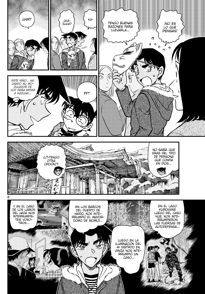 Detective Conan Capitulo 1067: Una visita secreta al santuario página 8