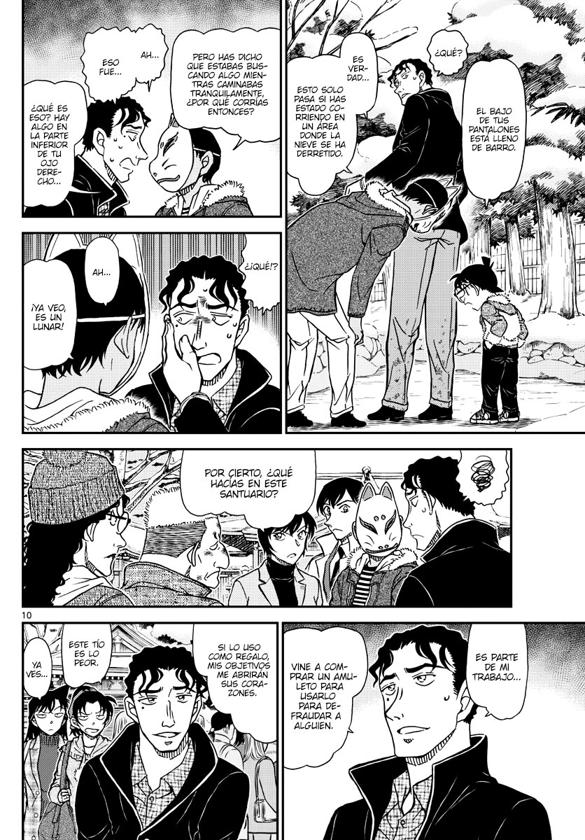 Detective Conan Capitulo 1068: Investigación del criminal en búsqueda y captura página 10