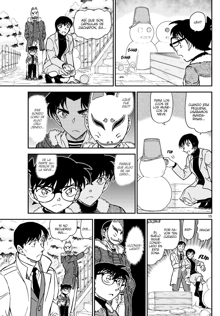 Detective Conan Capitulo 1068: Investigación del criminal en búsqueda y captura página 15