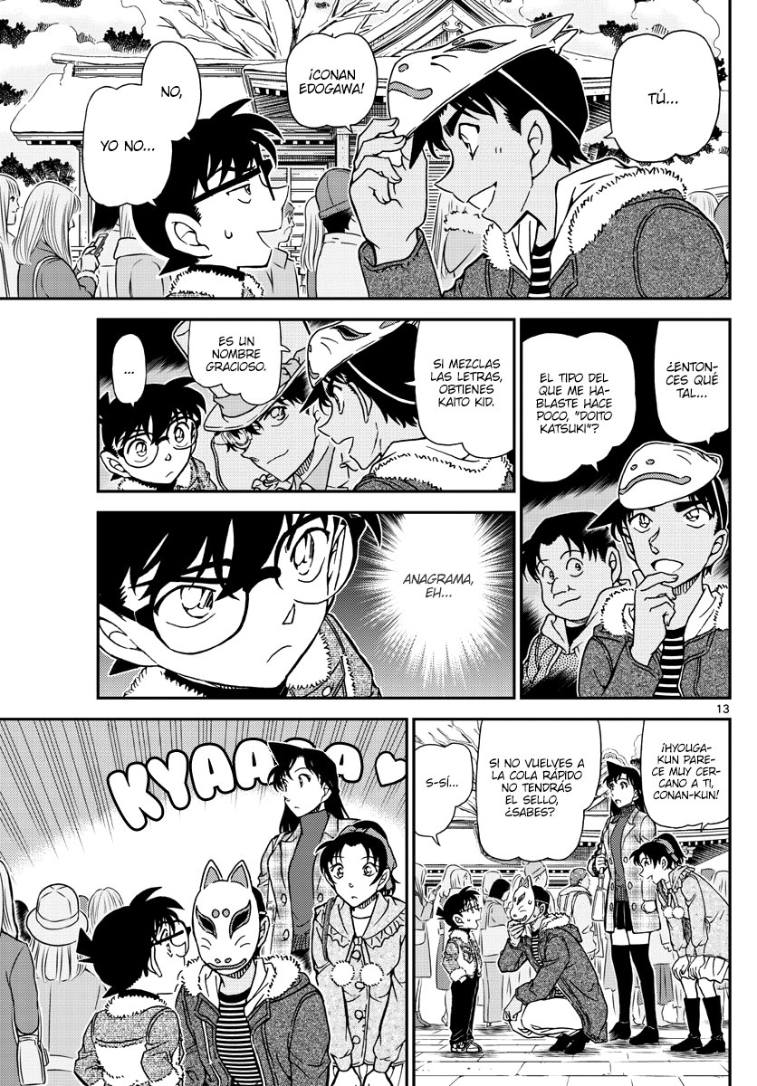 Detective Conan Capitulo 1069: Muñeco de nieve página 13