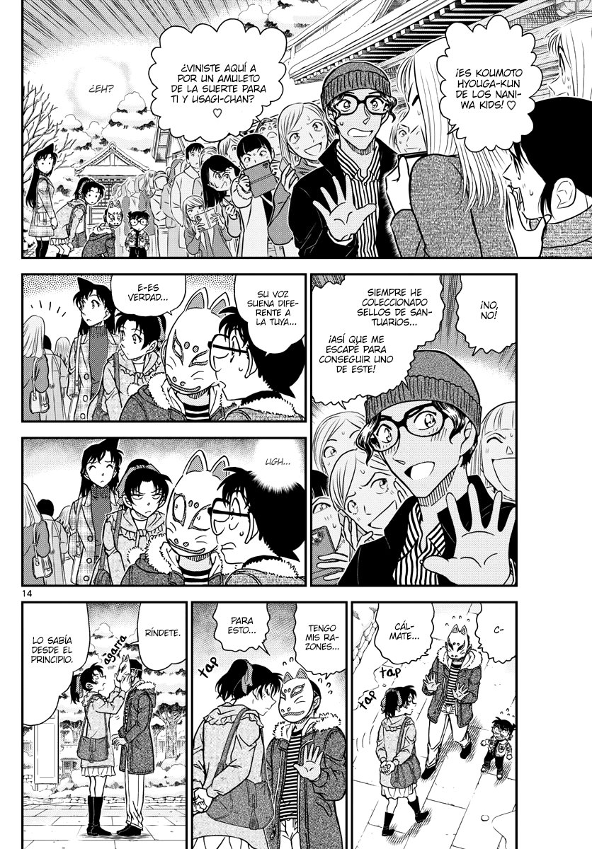 Detective Conan Capitulo 1069: Muñeco de nieve página 14