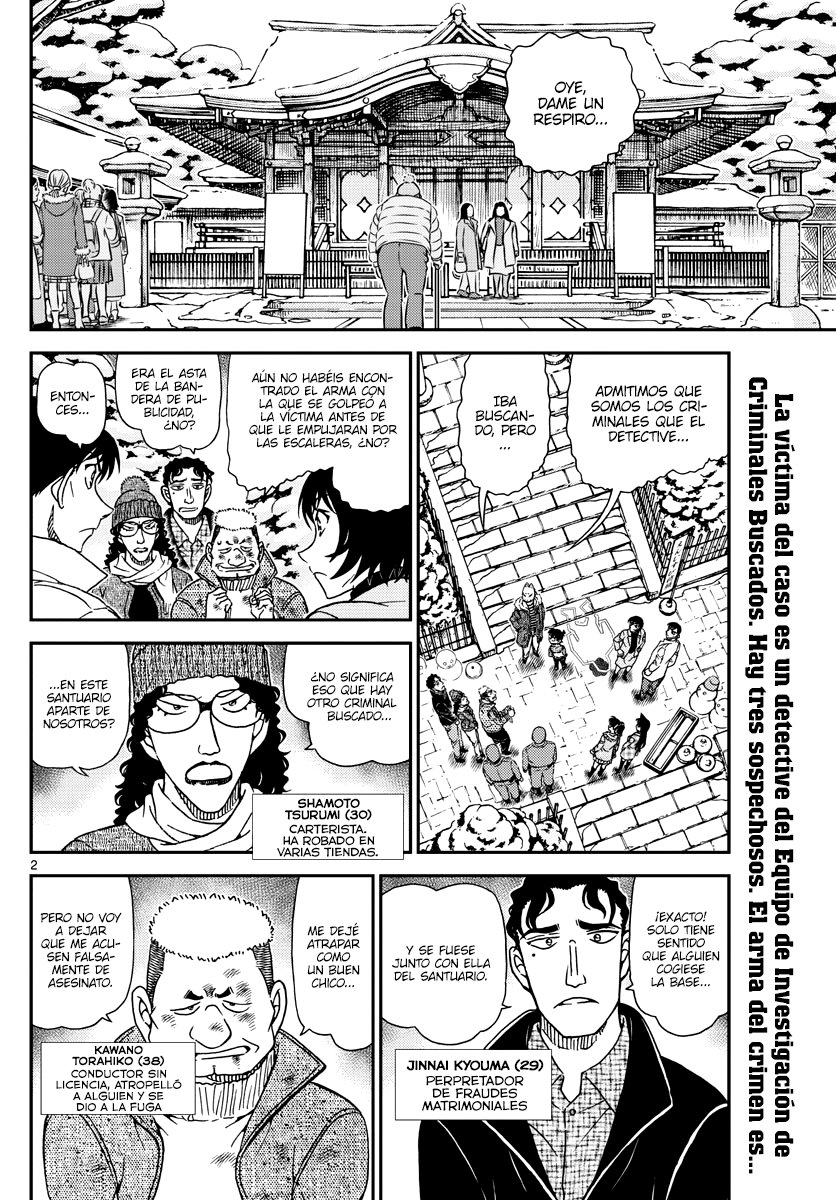 Detective Conan Capitulo 1069: Muñeco de nieve página 2