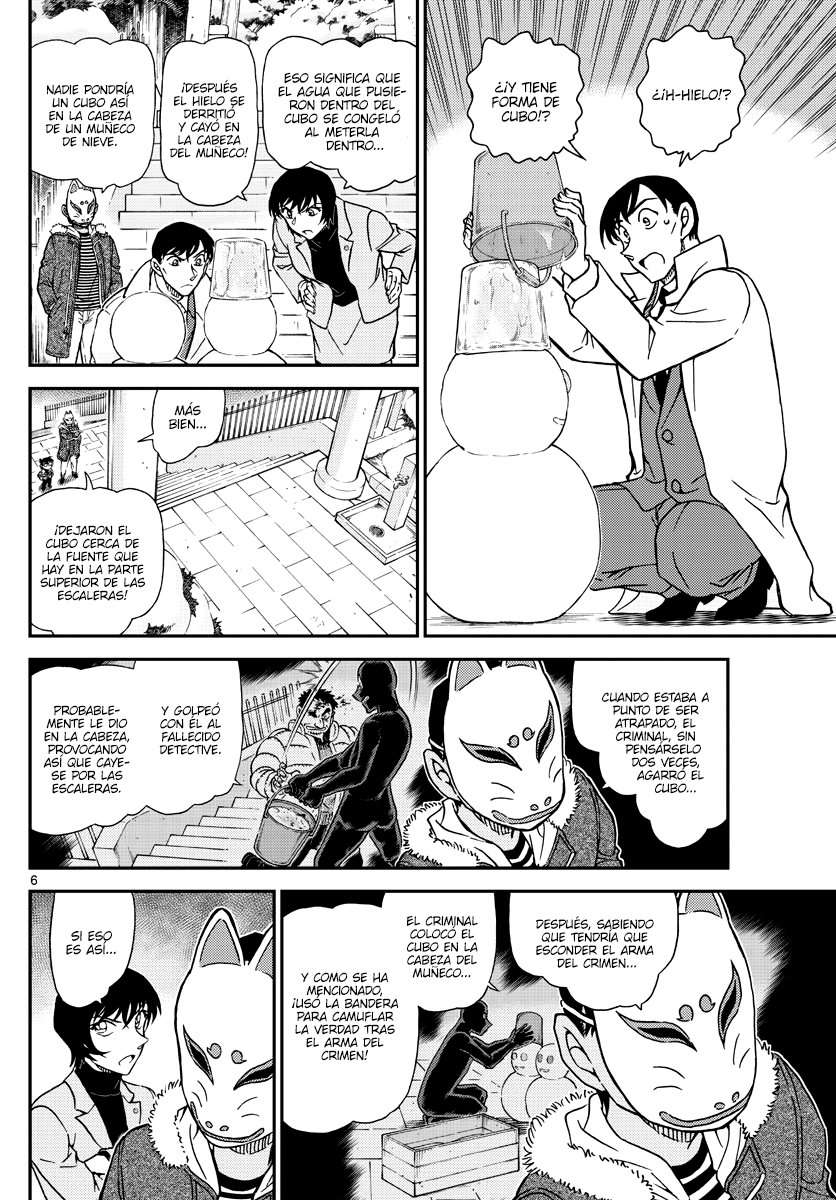 Detective Conan Capitulo 1069: Muñeco de nieve página 6