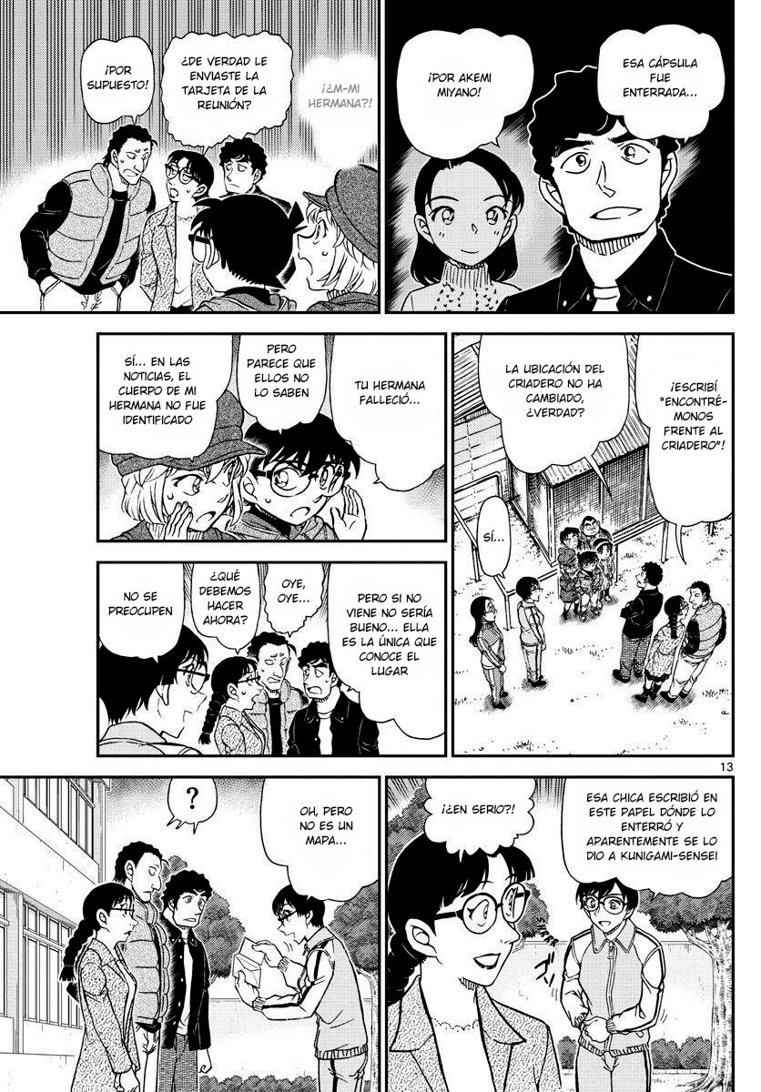 Detective Conan Capitulo 1070: Y pensar que nos veríamos en un lugar como este... página 14