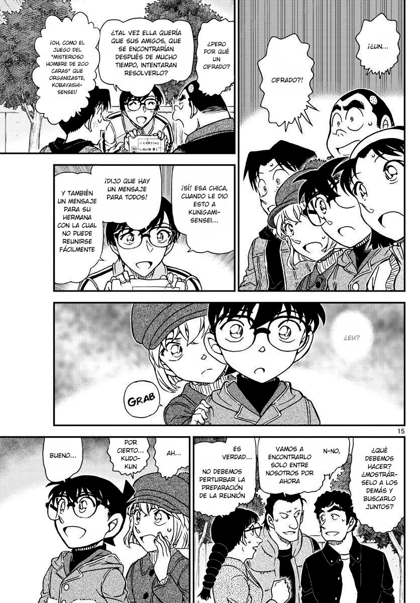 Detective Conan Capitulo 1070: Y pensar que nos veríamos en un lugar como este... página 16