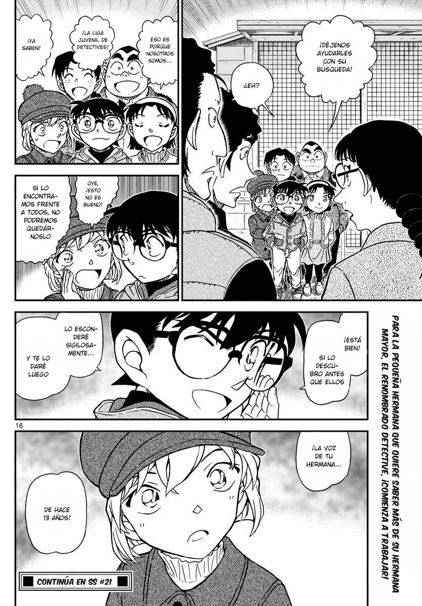 Detective Conan Capitulo 1070: Y pensar que nos veríamos en un lugar como este... página 17