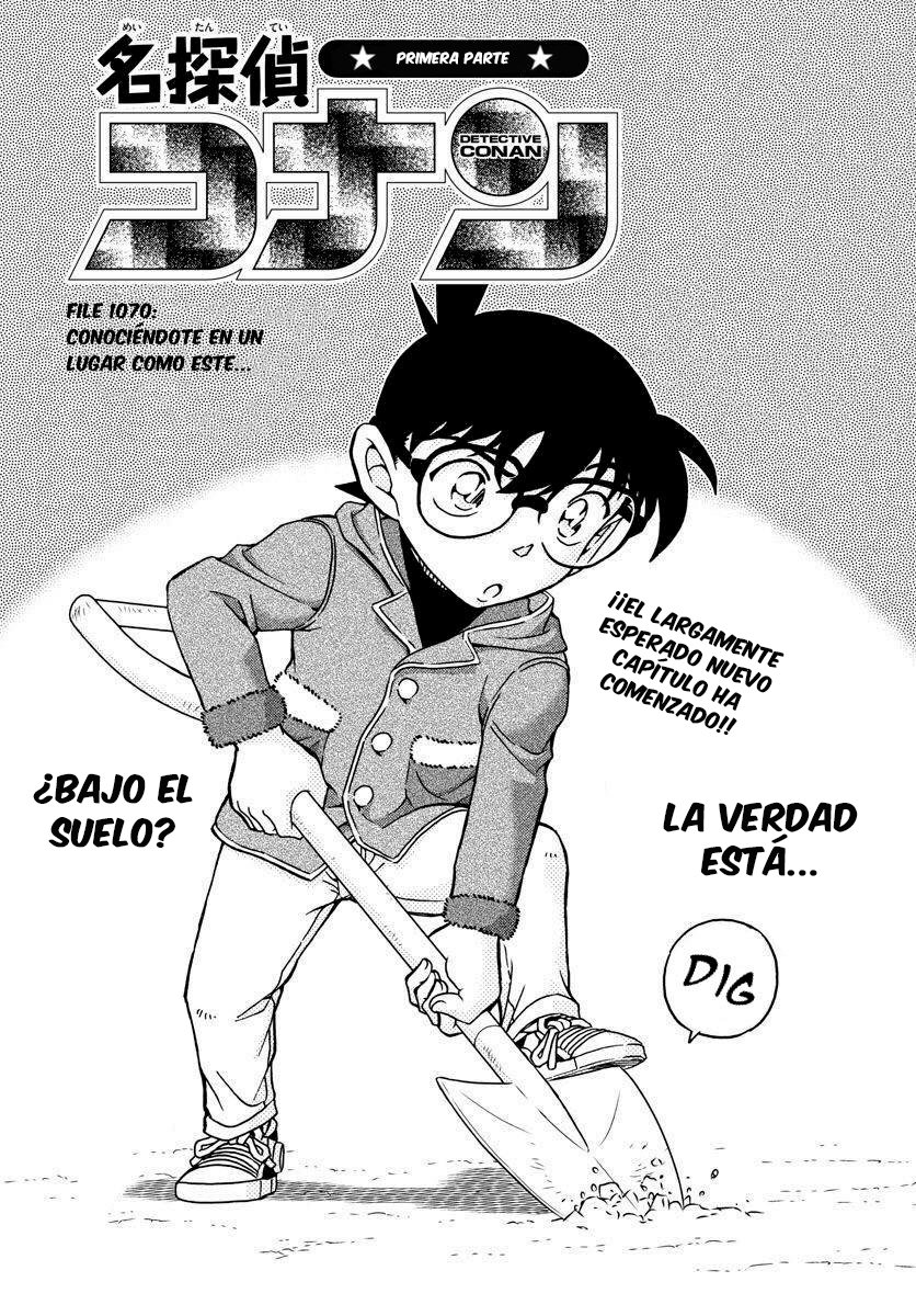 Detective Conan Capitulo 1070: Y pensar que nos veríamos en un lugar como este... página 2