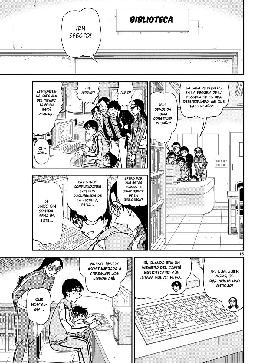 Detective Conan Capitulo 1071: Cápsula del tiempo página 15