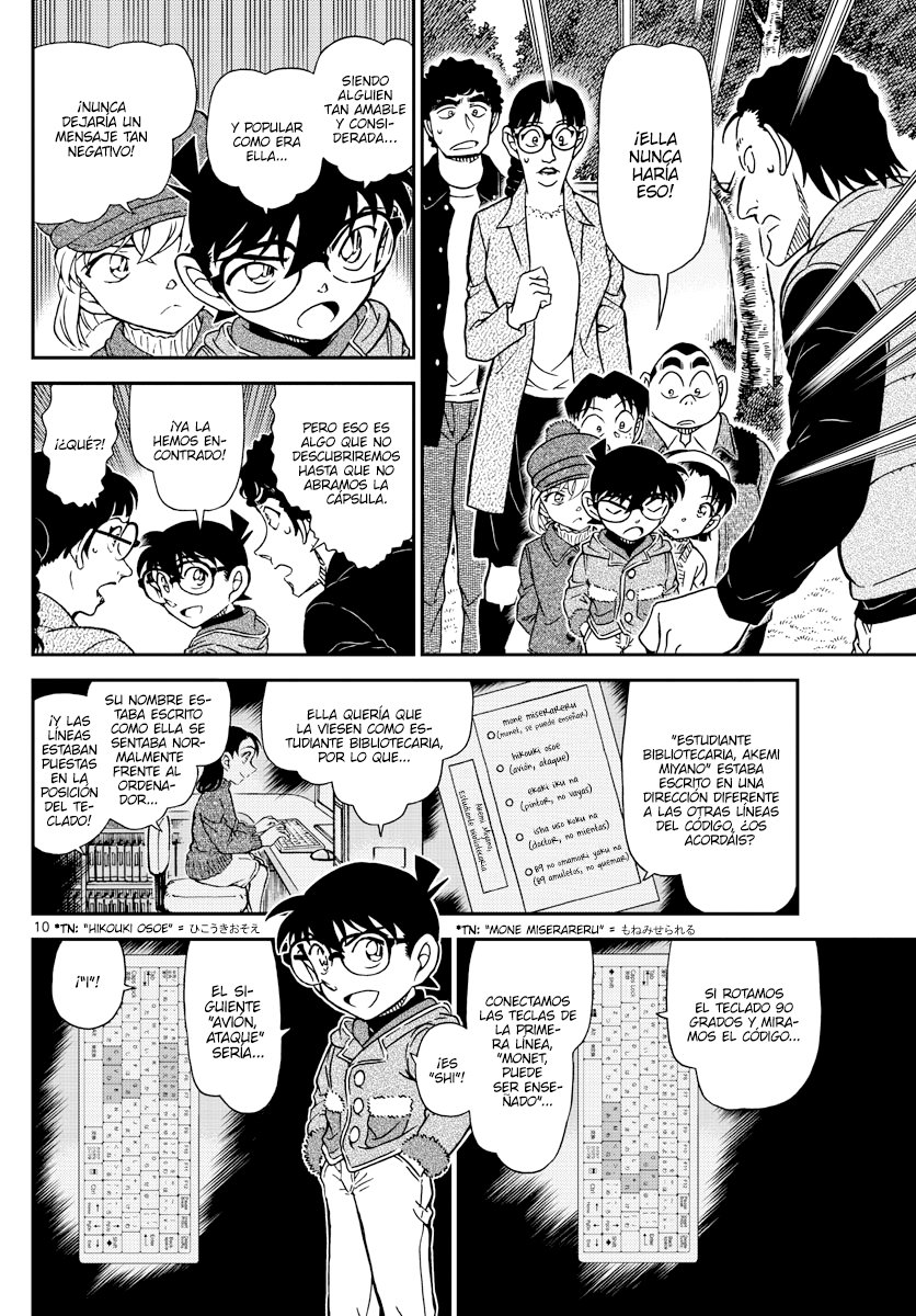 Detective Conan Capitulo 1072: La chica popular de la clase 6ºA página 10
