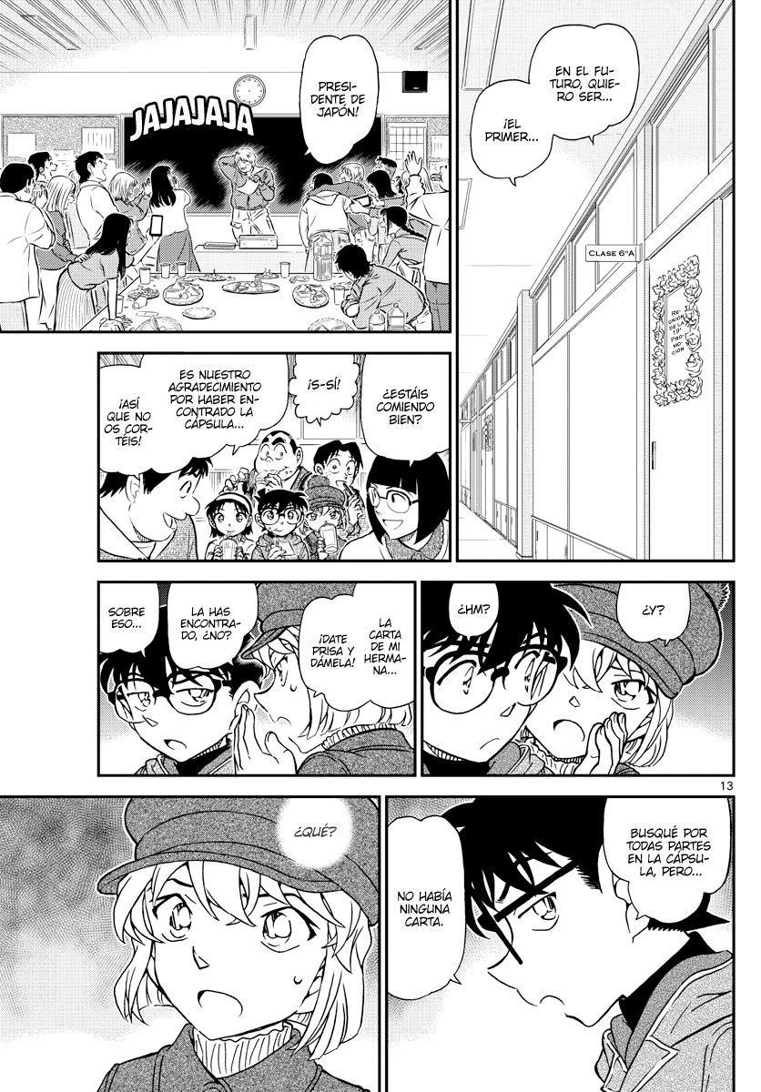 Detective Conan Capitulo 1072: La chica popular de la clase 6ºA página 13