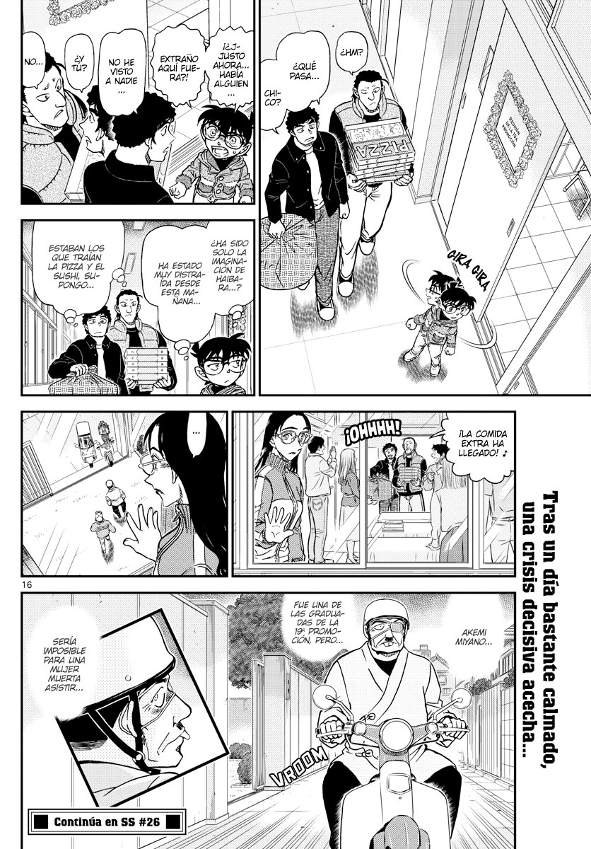 Detective Conan Capitulo 1072: La chica popular de la clase 6ºA página 16