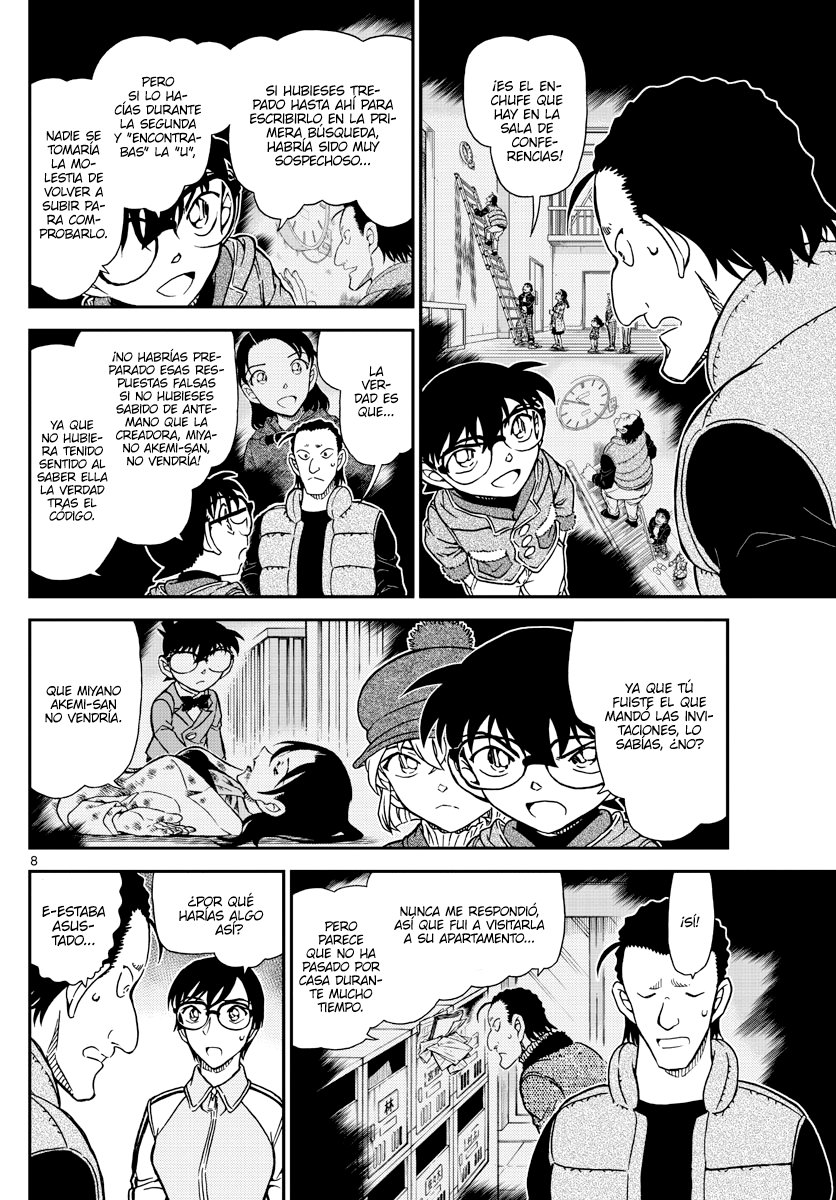 Detective Conan Capitulo 1072: La chica popular de la clase 6ºA página 8
