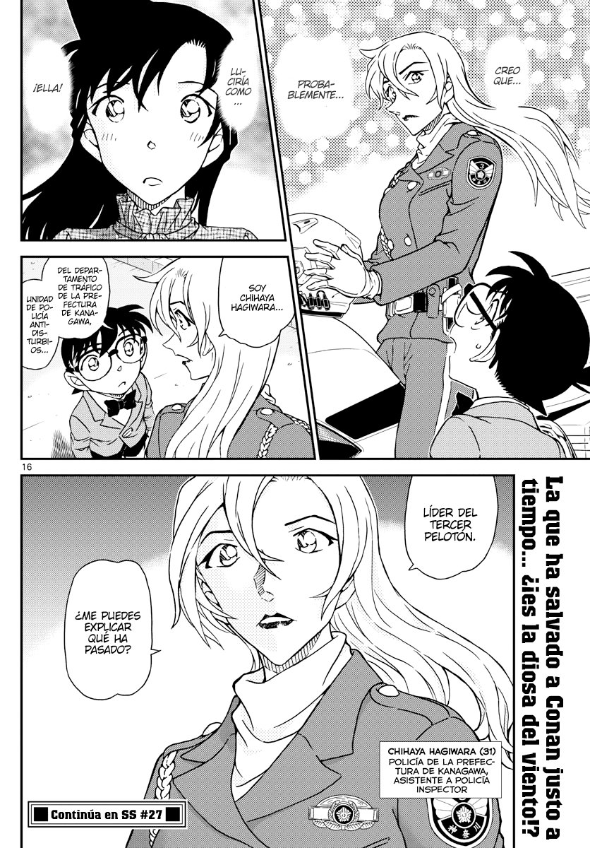 Detective Conan Capitulo 1073: La Diosa del Viento página 16