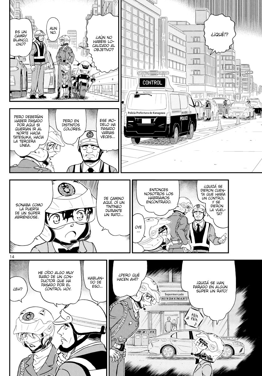 Detective Conan Capitulo 1074: Siguiendo al Viento página 14