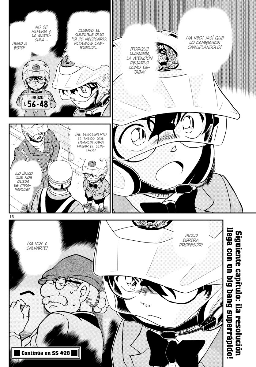 Detective Conan Capitulo 1074: Siguiendo al Viento página 16