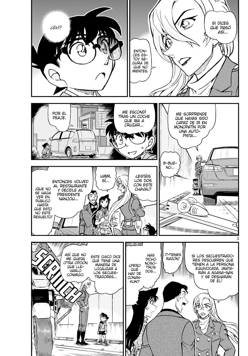 Detective Conan Capitulo 1074: Siguiendo al Viento página 3