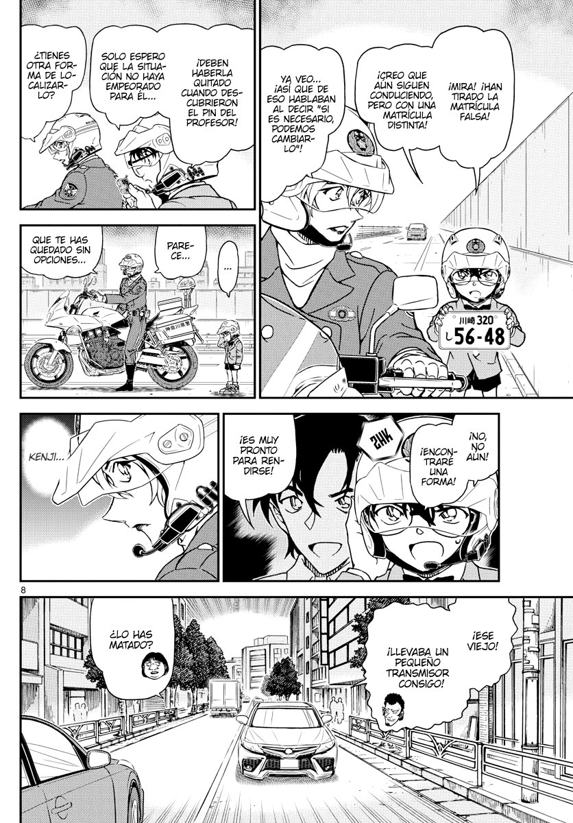 Detective Conan Capitulo 1074: Siguiendo al Viento página 8