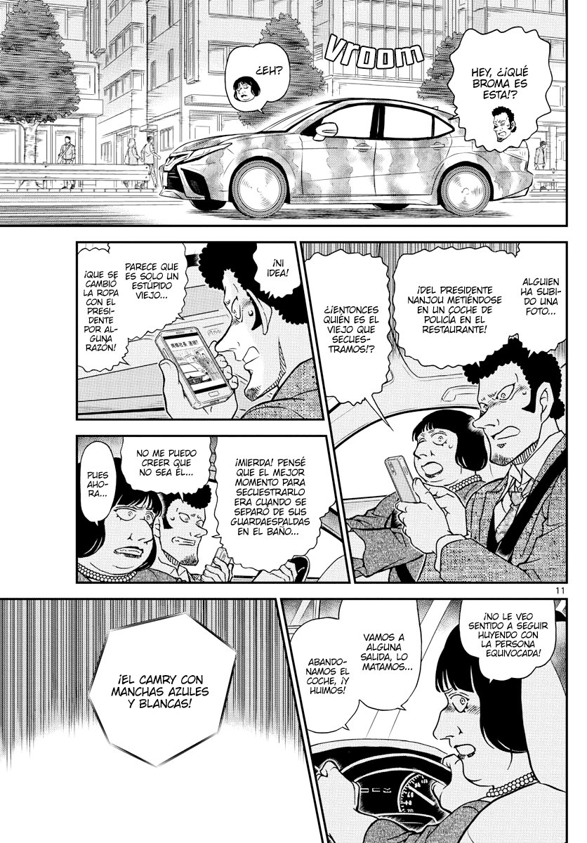 Detective Conan Capitulo 1075: Agarrado por el viento página 11