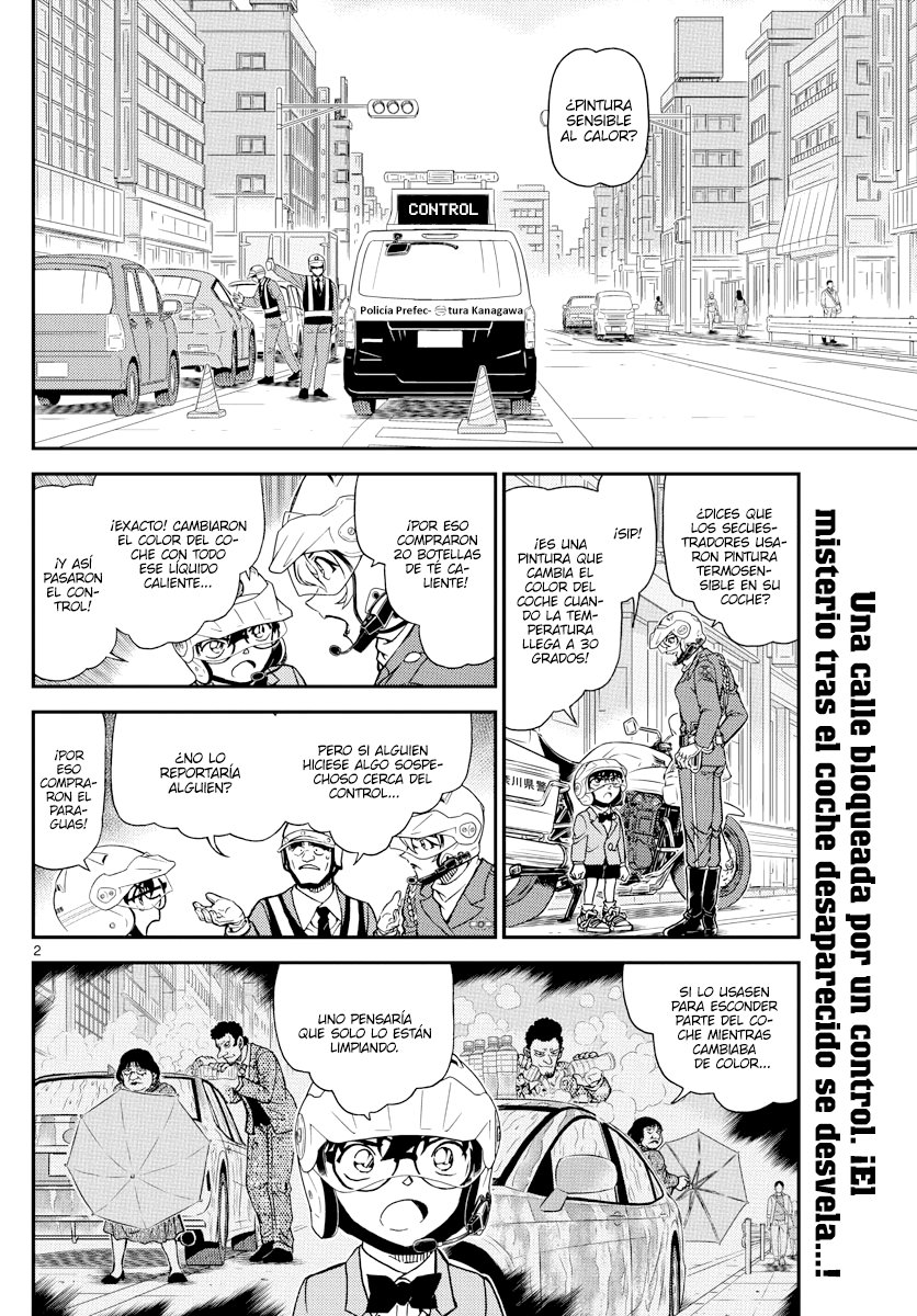 Detective Conan Capitulo 1075: Agarrado por el viento página 2
