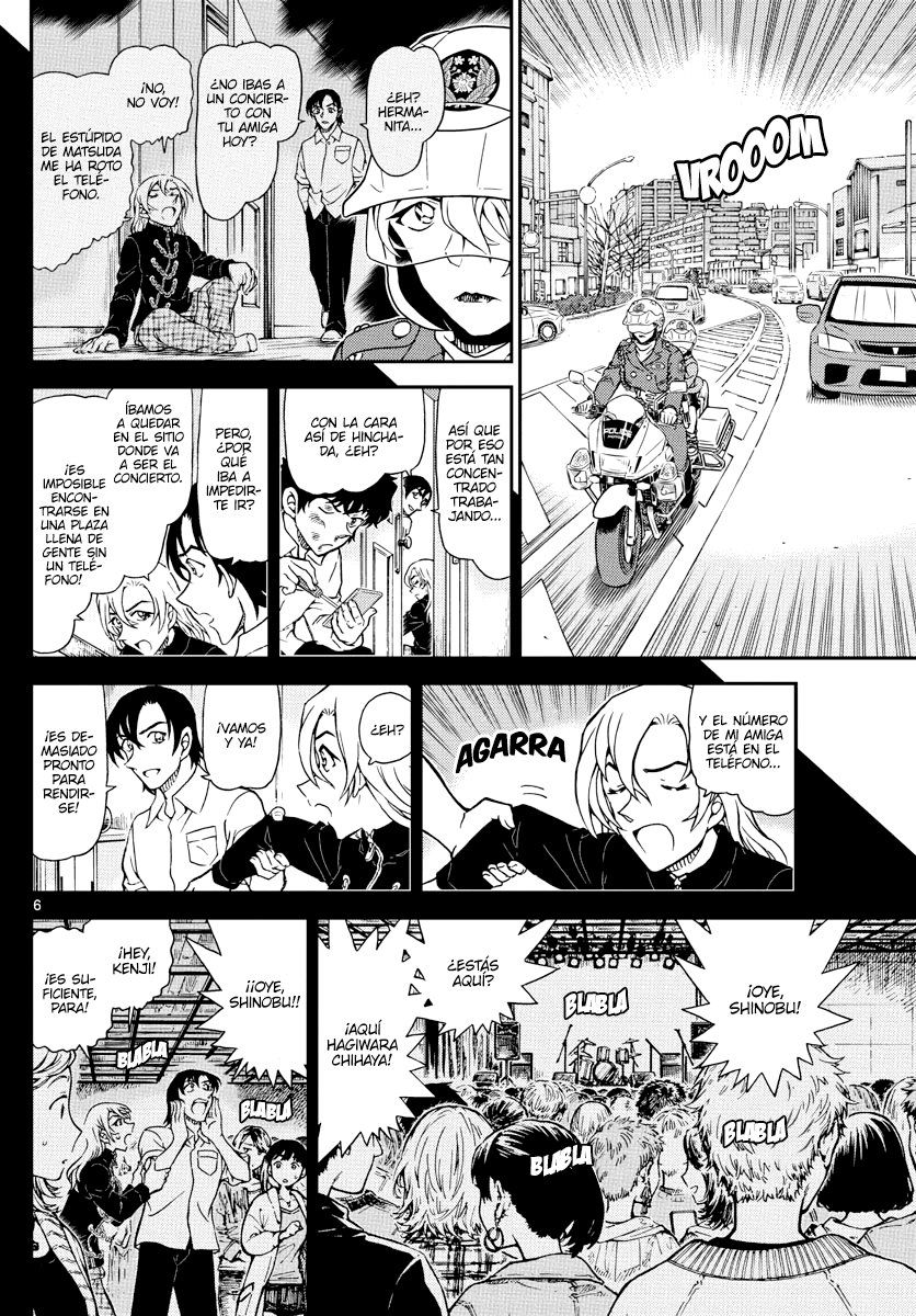 Detective Conan Capitulo 1075: Agarrado por el viento página 6