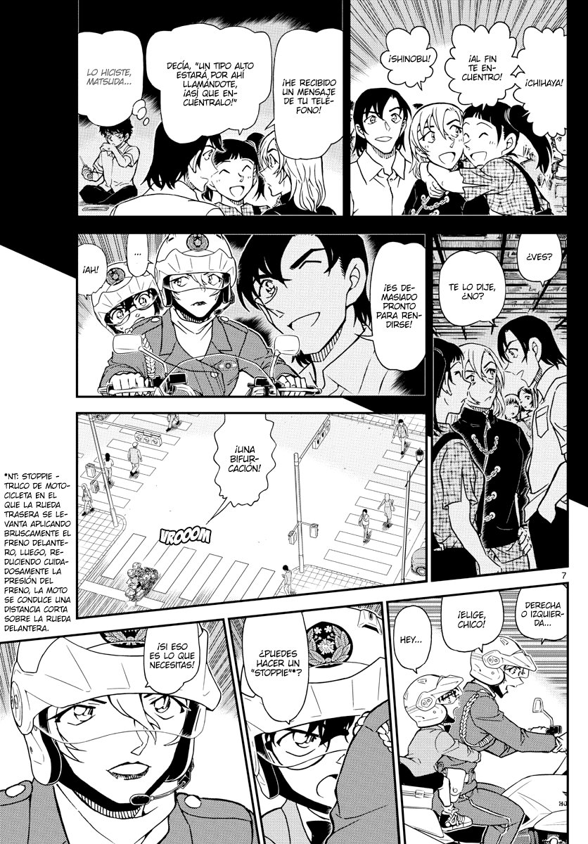 Detective Conan Capitulo 1075: Agarrado por el viento página 7