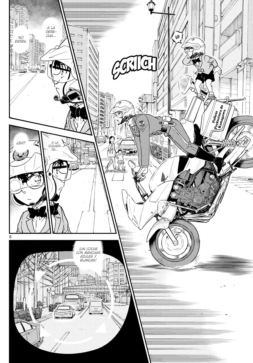 Detective Conan Capitulo 1075: Agarrado por el viento página 8