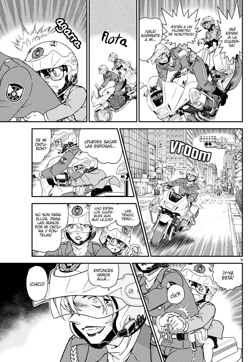 Detective Conan Capitulo 1075: Agarrado por el viento página 9