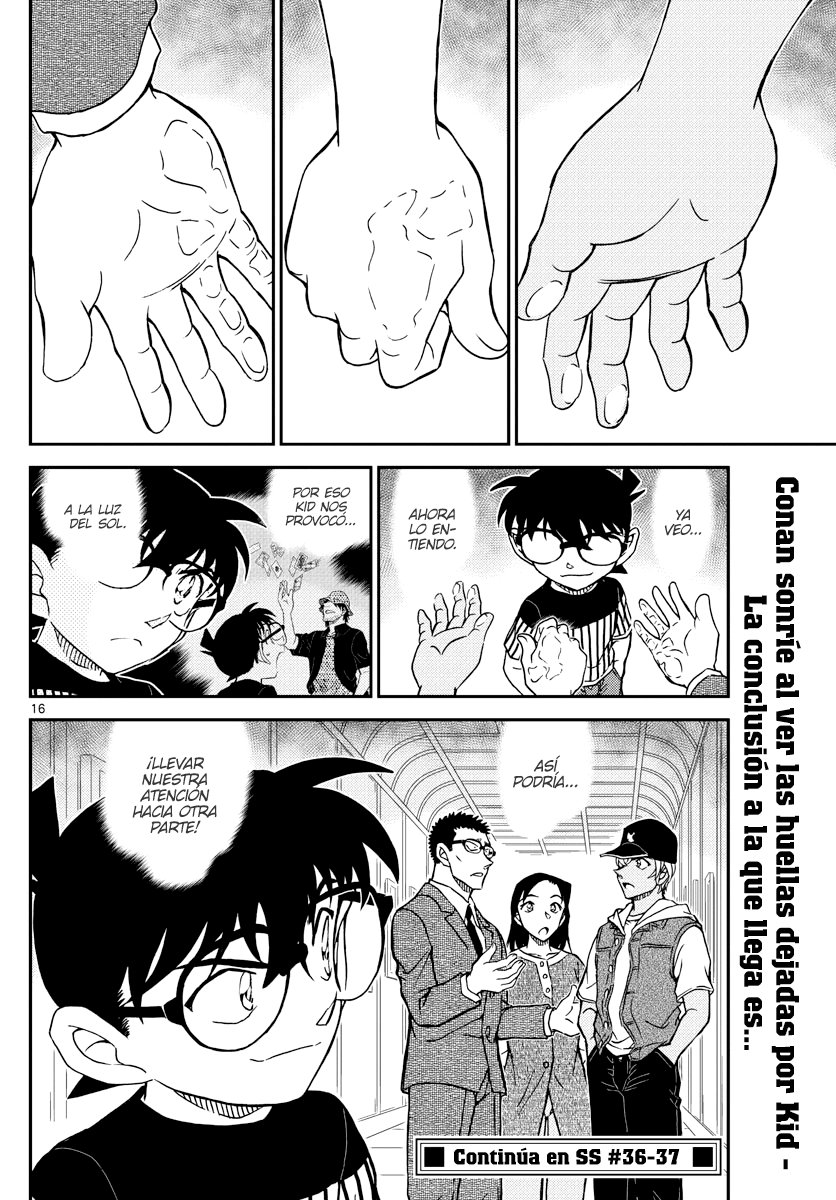 Detective Conan Capitulo 1077: Humo página 16