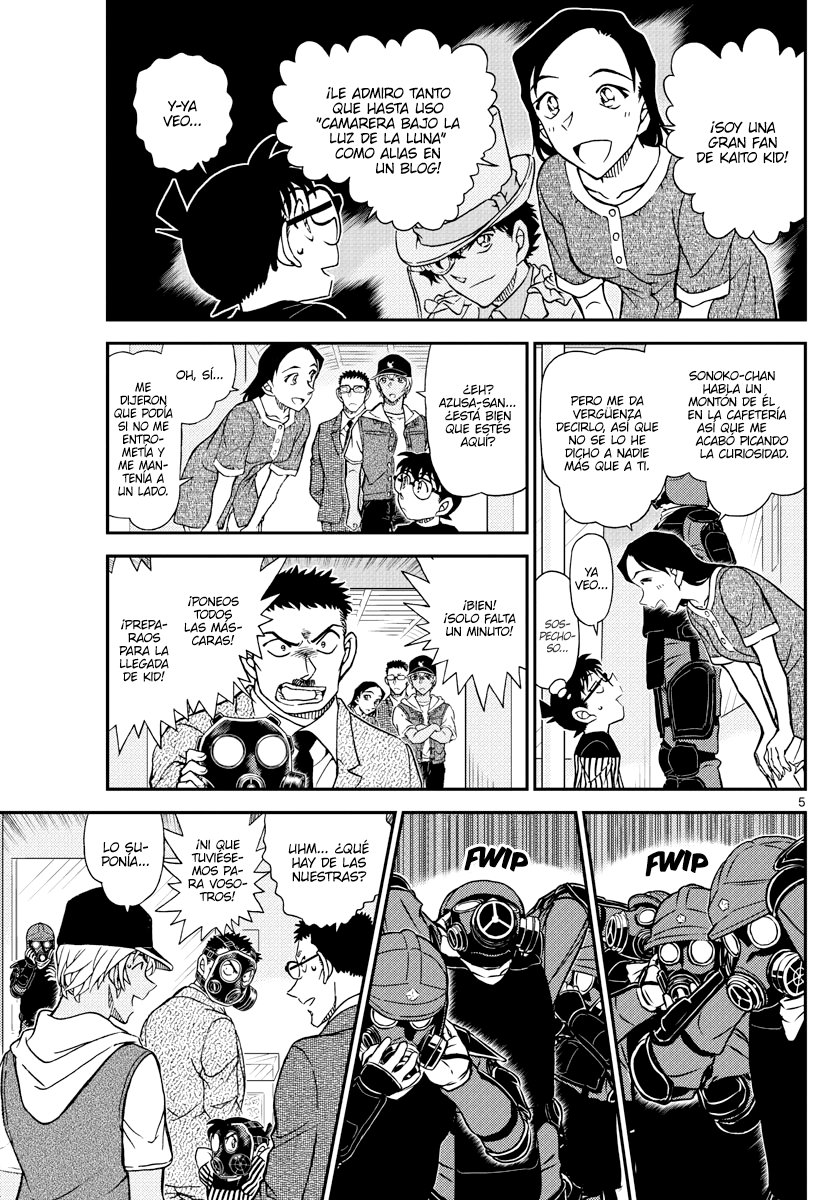 Detective Conan Capitulo 1077: Humo página 5