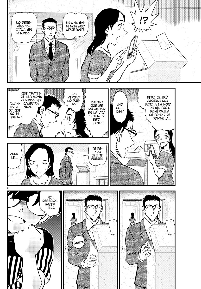 Detective Conan Capitulo 1078: Recreación página 6