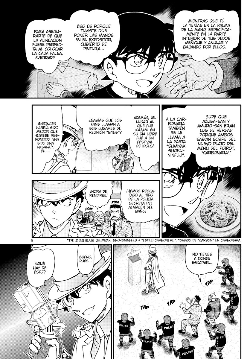 Detective Conan Capitulo 1078: Recreación página 9