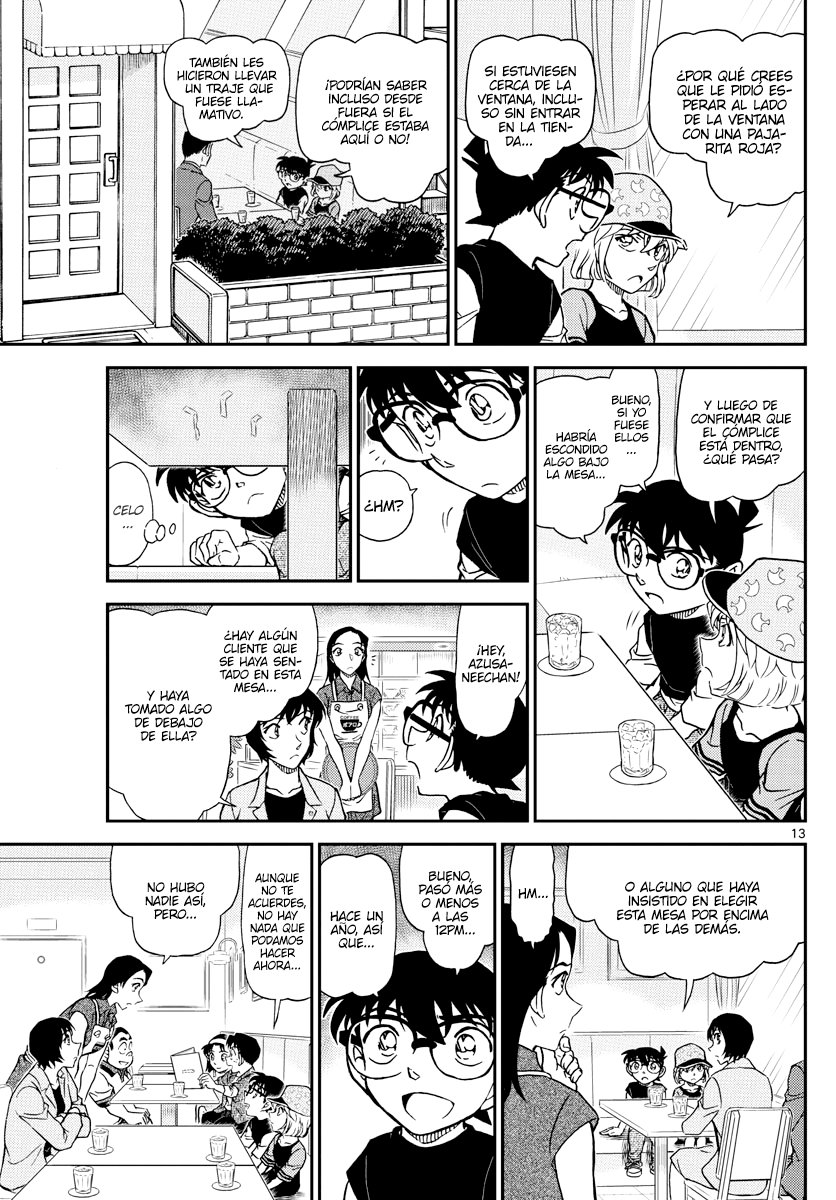 Detective Conan Capitulo 1079: Aquello que quedó en la libreta página 12