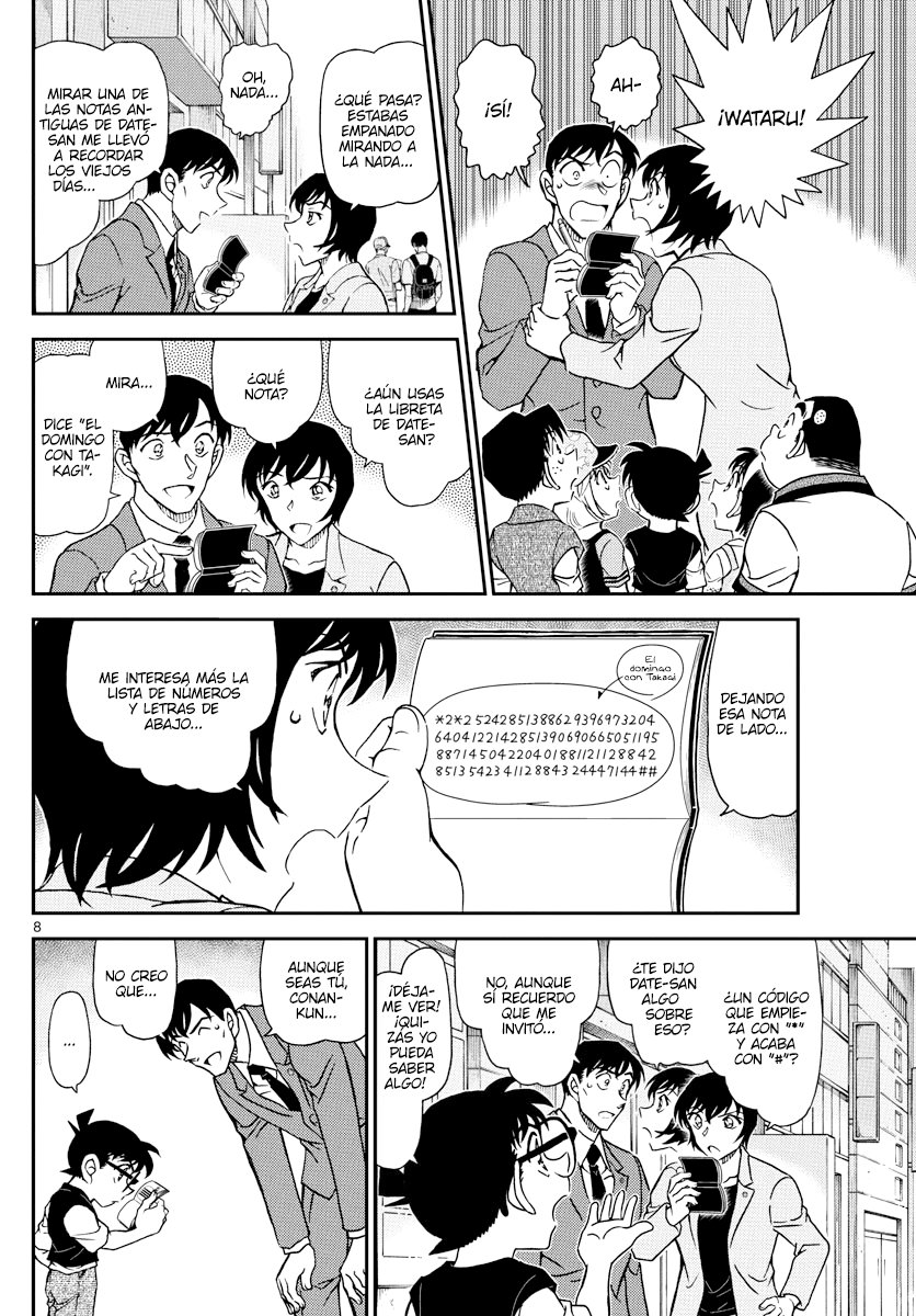 Detective Conan Capitulo 1079: Aquello que quedó en la libreta página 7