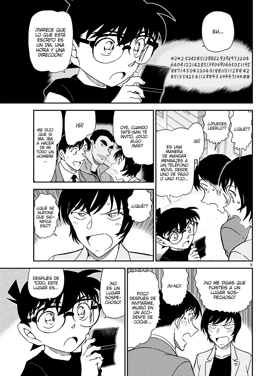 Detective Conan Capitulo 1079: Aquello que quedó en la libreta página 8