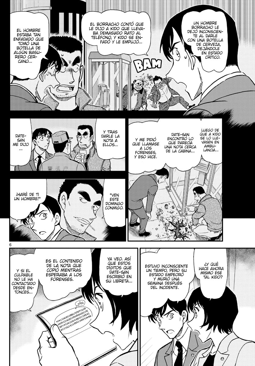 Detective Conan Capitulo 1080: El caso frío página 6