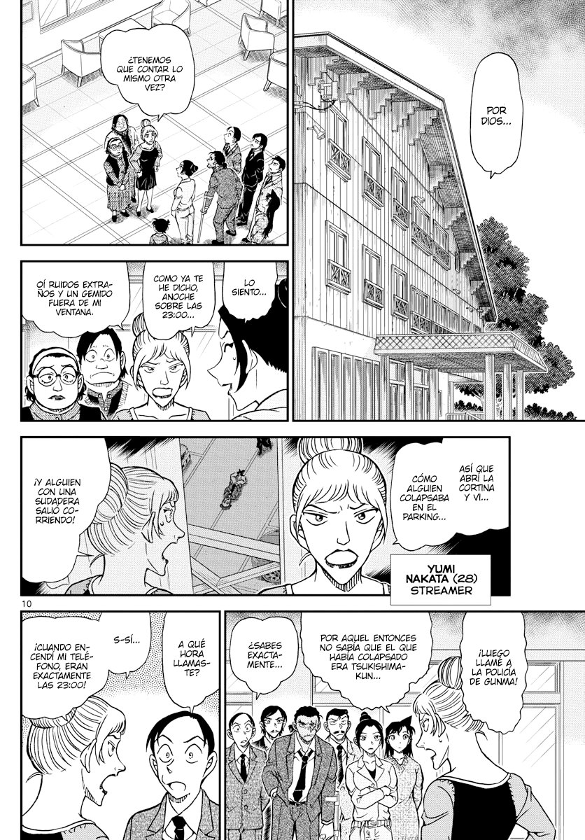 Detective Conan Capitulo 1082: Asesinato en la frontera página 10